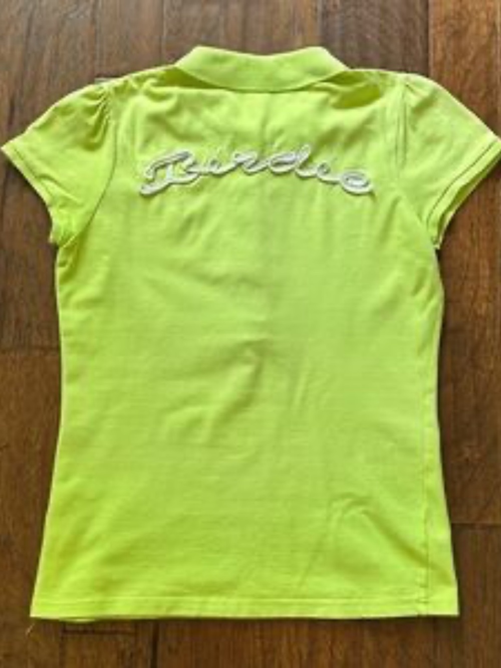 BIRDIES Golf Polo by GIRLS GOLF Birdie Golf embroidery LIME GREEN